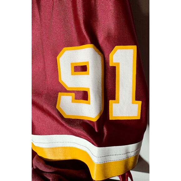 Vintage Washington Redskins Ryan Kerrigan #91 NFL Pro Line Burgundy Jersey 4XL-B - Picture 4 of 11